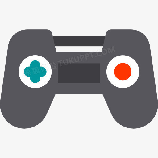 一个游戏手柄PNG图片素材下载_手柄PNG_熊猫办公