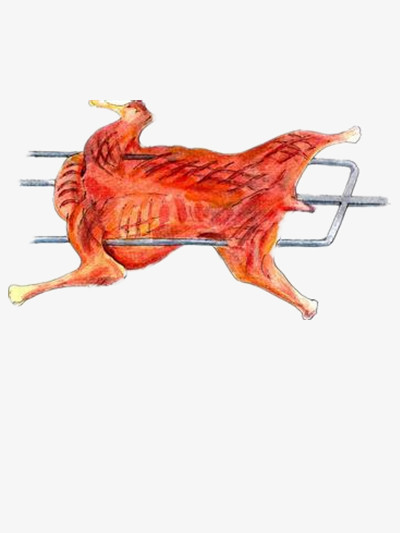 手绘烤全羊