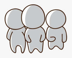 三人png图片素材下载_卡通png_熊猫办公