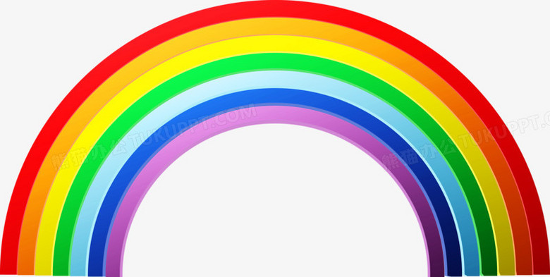手绘彩虹png图片素材下载_手绘png_熊猫办公