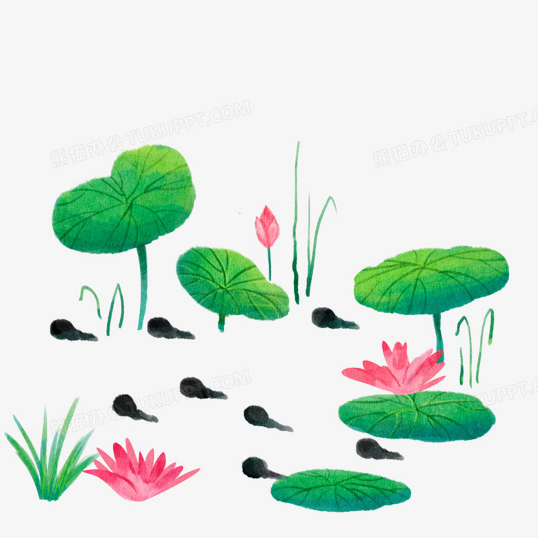 本作品全称为《卡通风彩色小蝌蚪找妈妈创意元素》,由迷南文化传媒