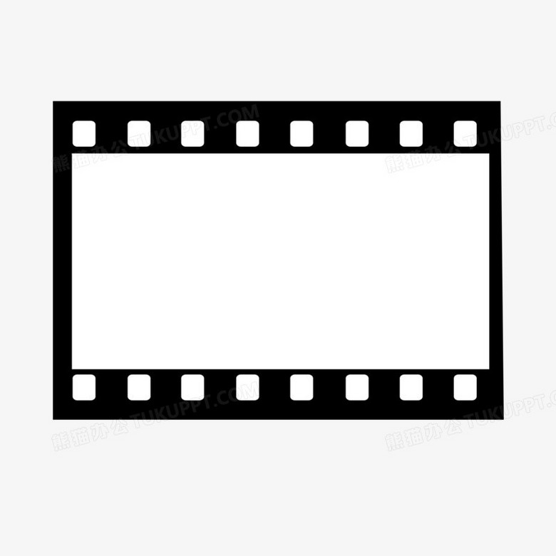 简约矢量录像框素材