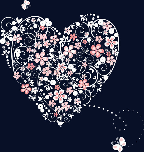 心形图案