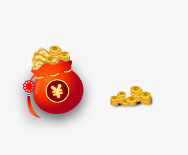 金钱钱袋png图片素材下载_金钱png_熊猫办公