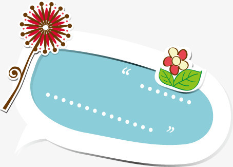 卡通可爱对话框