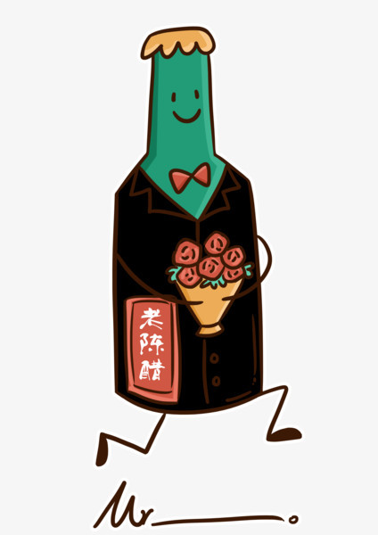 老陈醋png图片素材下载_卡通png_熊猫办公