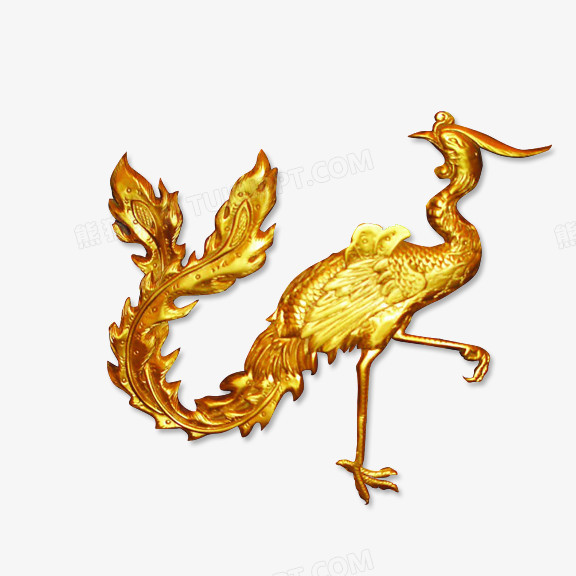 金凤凰png图片素材下载_金凤凰png_熊猫办公