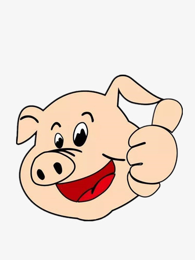 在整个配色上使用米黄色作为基础色调,设计了棒棒哒的小猪,卡通风