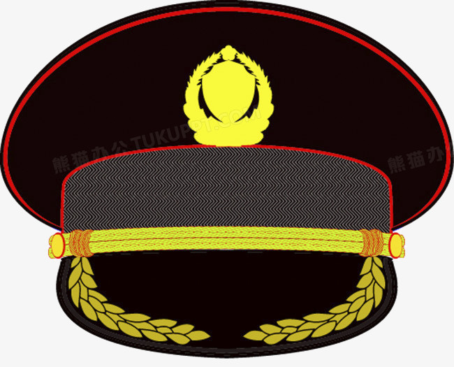 警官帽矢量素材