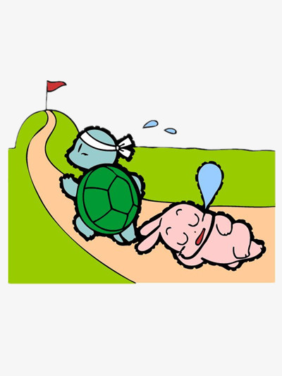 龟兔赛跑卡通图片图画图片