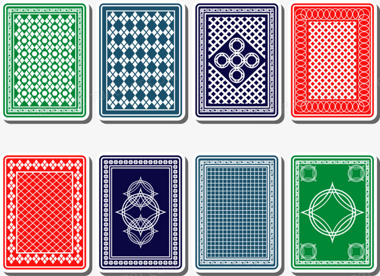 矢量手绘扑克牌