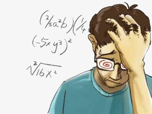 本作品全称为《简约风心情烦躁做不出数学题抓头的男孩元素》,使用