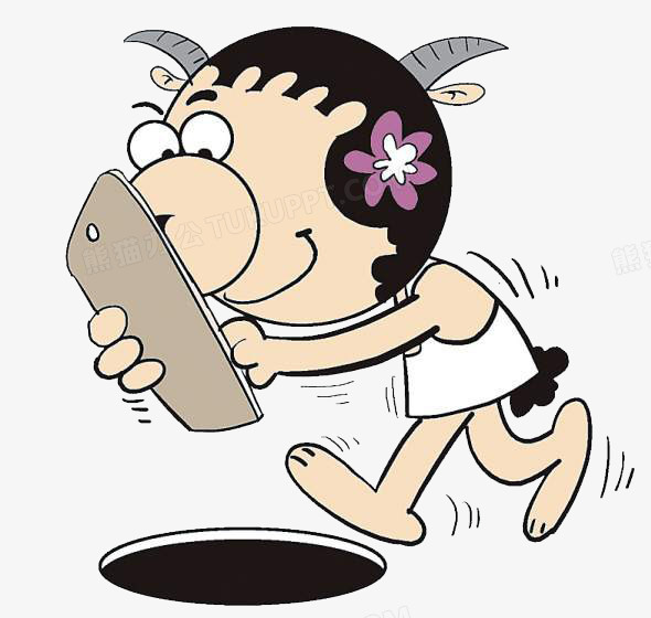 本作品全称为《彩色卡通低头族边走边看坏习惯创意元素》,在整个配色