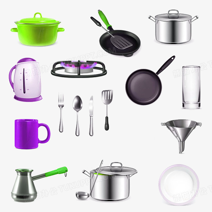 生活厨房用品png图片素材下载_生活png_熊猫办公