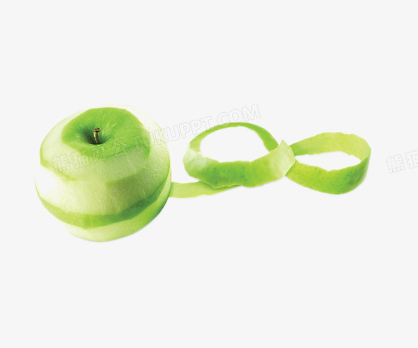 青苹果皮png图片素材下载_果皮png_熊猫办公