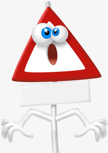 本作品全称为《卡通风彩色注意表情包提示牌创意元素》,在整个配色上