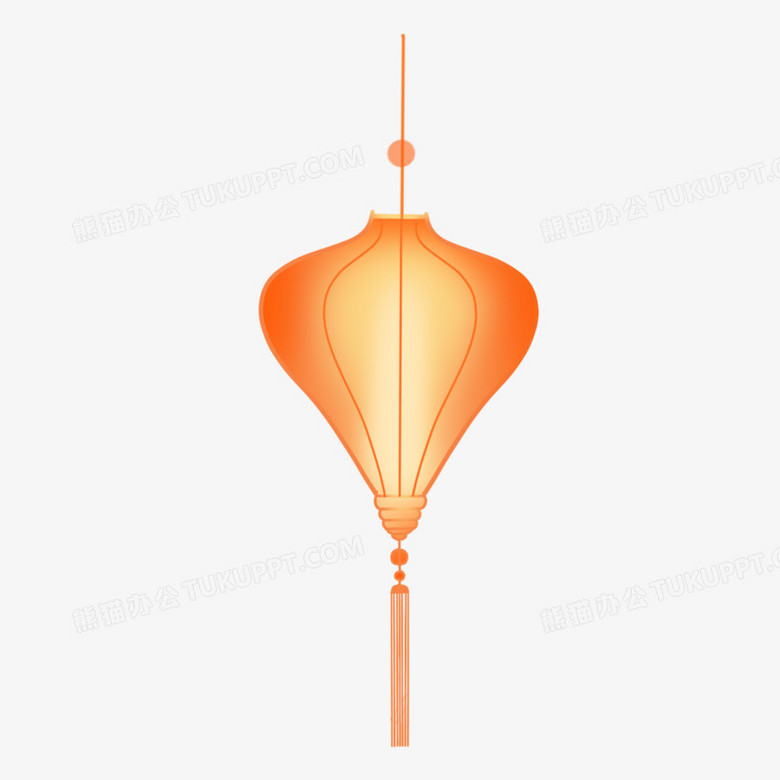 手绘免抠中式灯笼元素