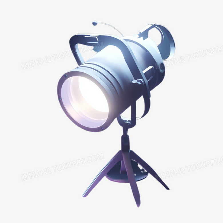 3d聚光灯舞台道具免抠元素PNG图片素材下载_舞台道具PNG_熊猫办公