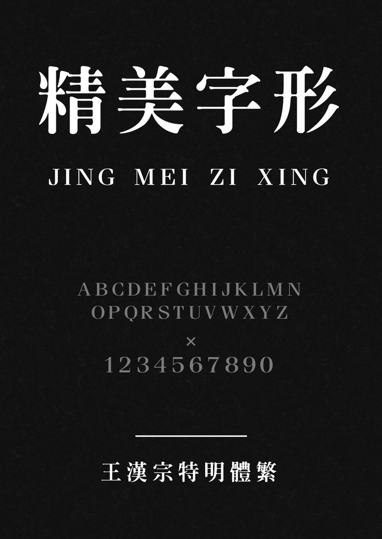 王汉宗特明体繁