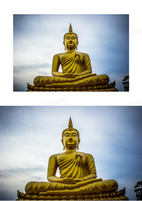 一尊金佛图片