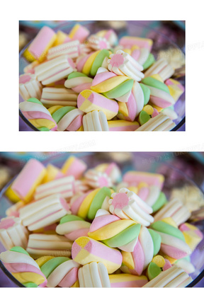 彩色棉花糖宣传图片 彩色棉花糖宣传图片大全