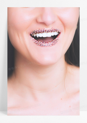 牙齿微笑图片素材