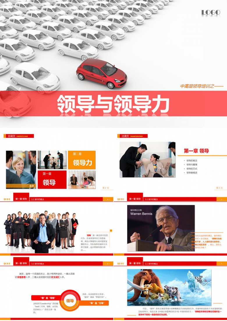 领导与领导力培训PPT课件模板