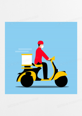 送外卖手绘形象971百度外卖送好礼21卡通送外卖31卡通送外卖41送外卖