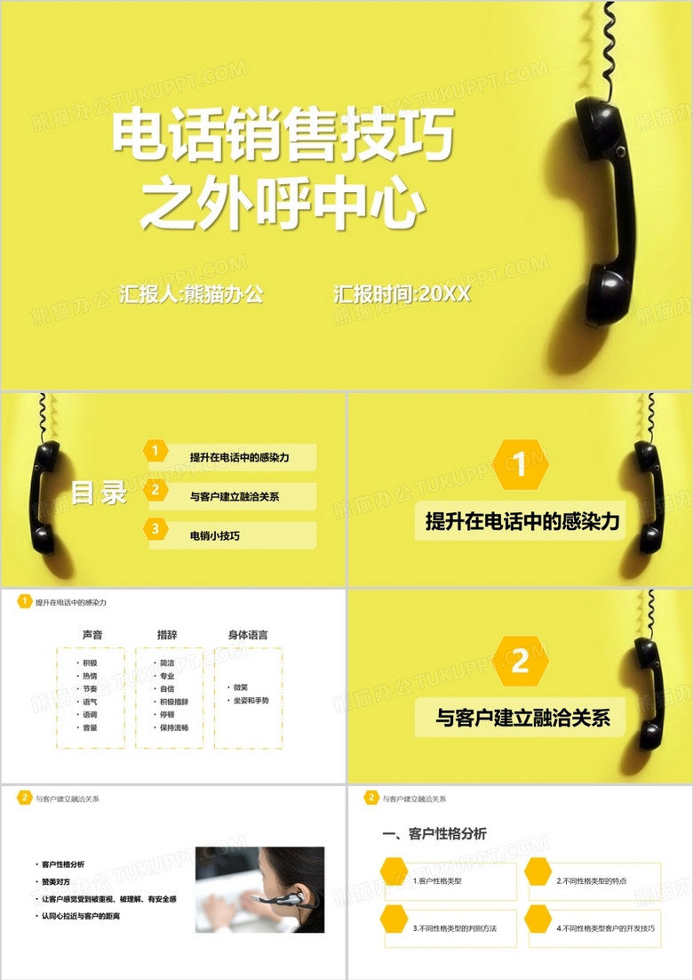 电话销售技巧之外呼中心PPT莫欧版