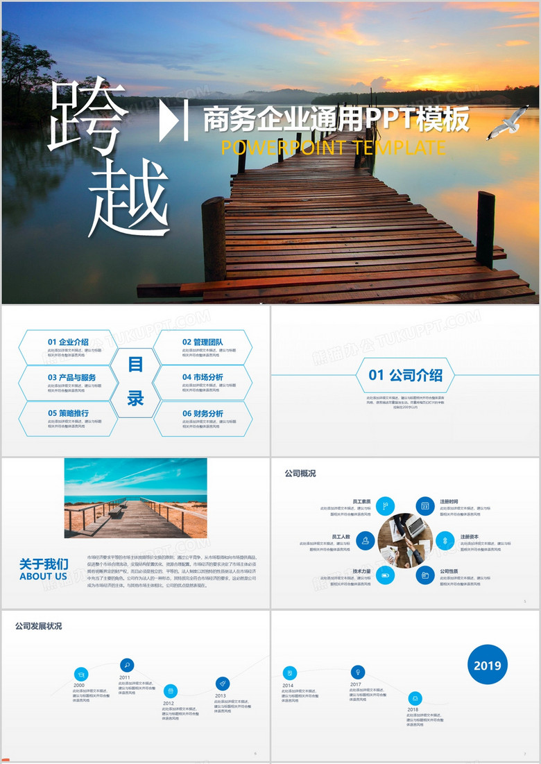 商务产品介绍商业计划书PPT模板