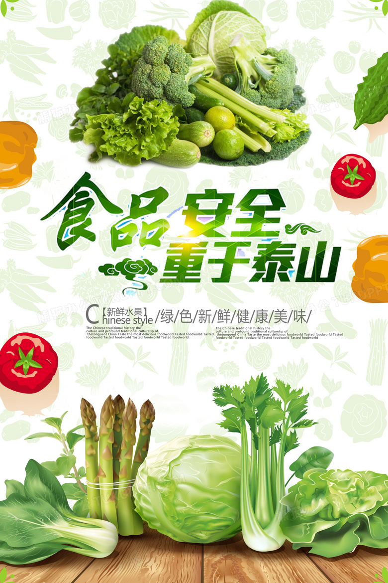 食品安全展板模板设计