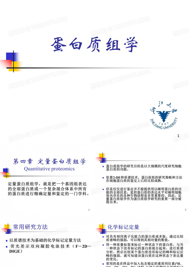 蛋白组学定量蛋白质组学