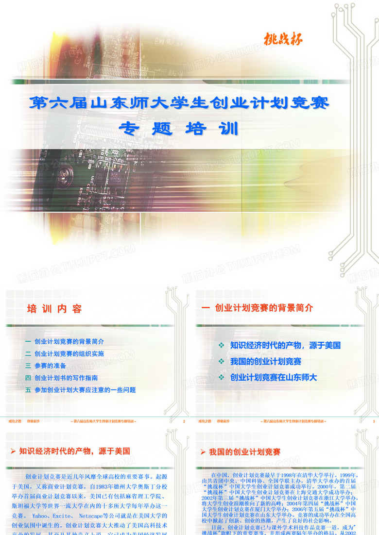 挑战杯创业计划大赛