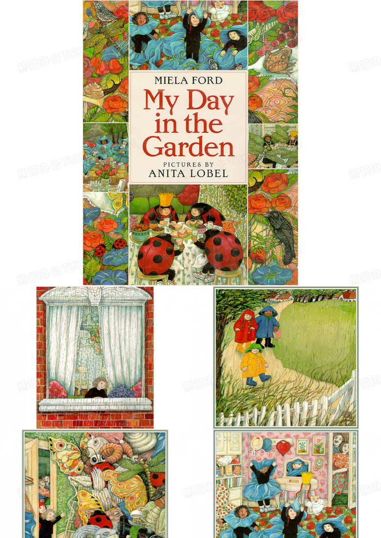 My Day in the Garden 英语绘本故事 课件