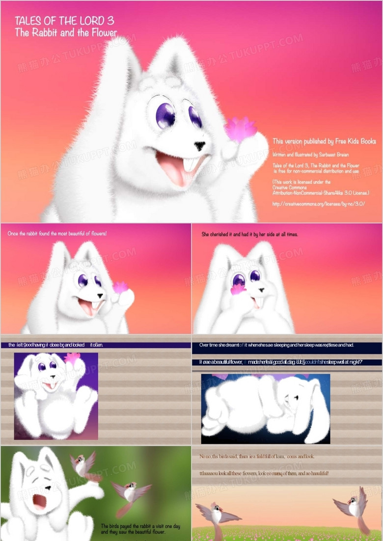 幼儿英文绘本故事The-Rabbit-and-the-Flower (2)