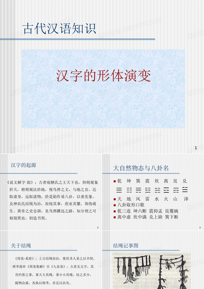 汉字的起源及形体演变PPT精选文档