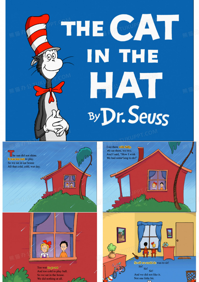 英语绘本故事课件5PPT模板下载_编号qbynxoyl_熊猫办公