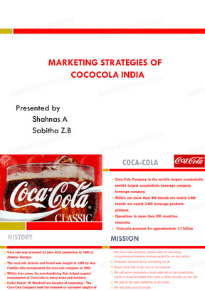可口可乐在印度的营销
