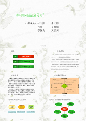 芒果网分析课件