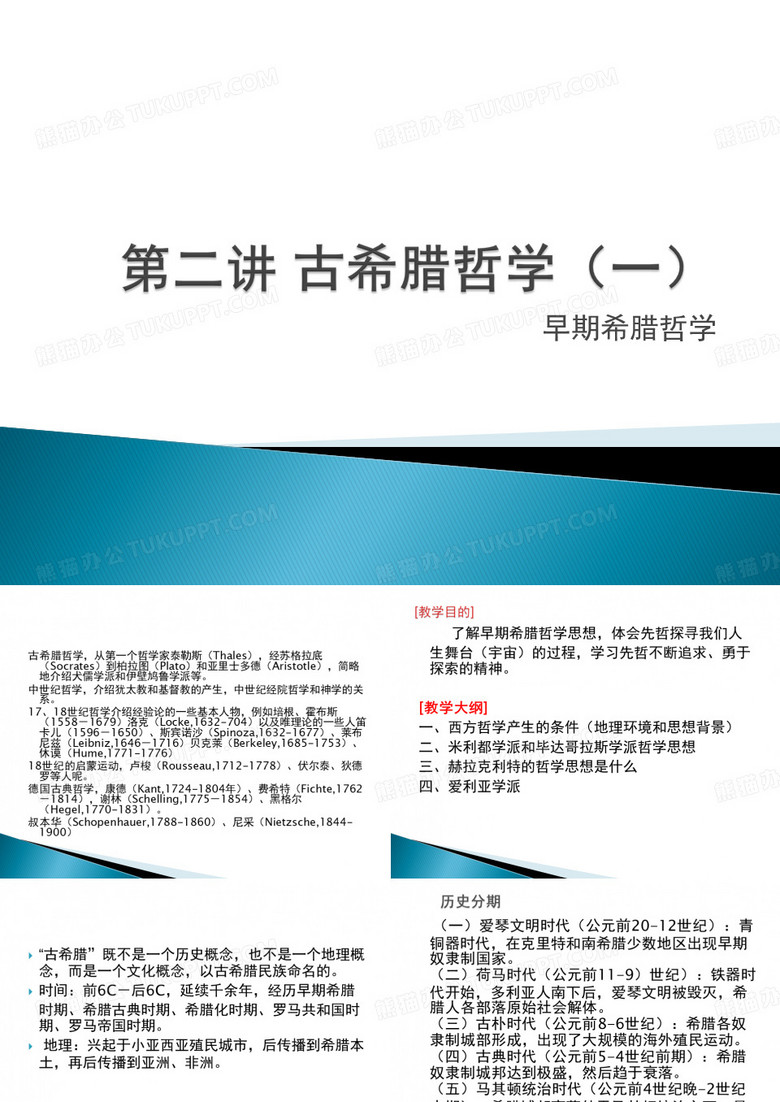 古希腊哲学ppt