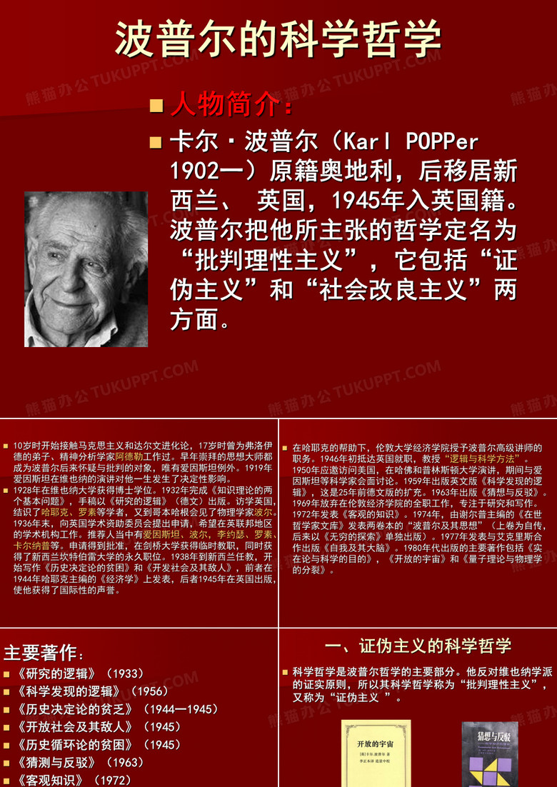 波普尔的科学哲学