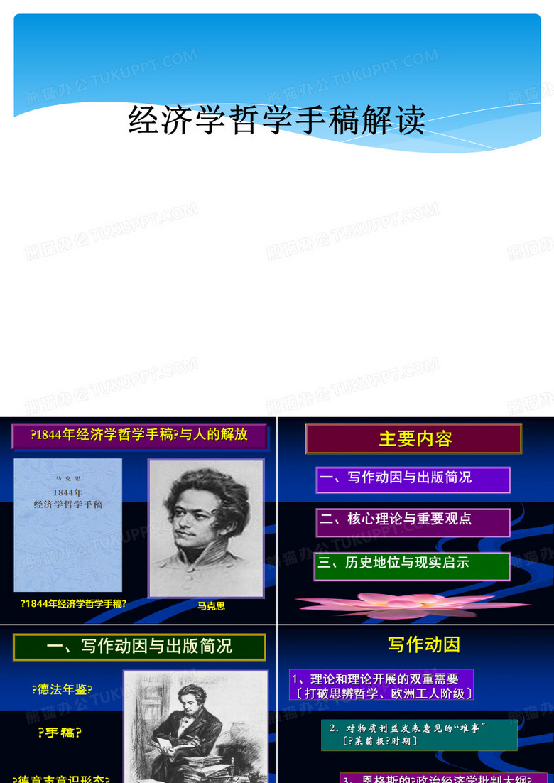经济学哲学手稿解读