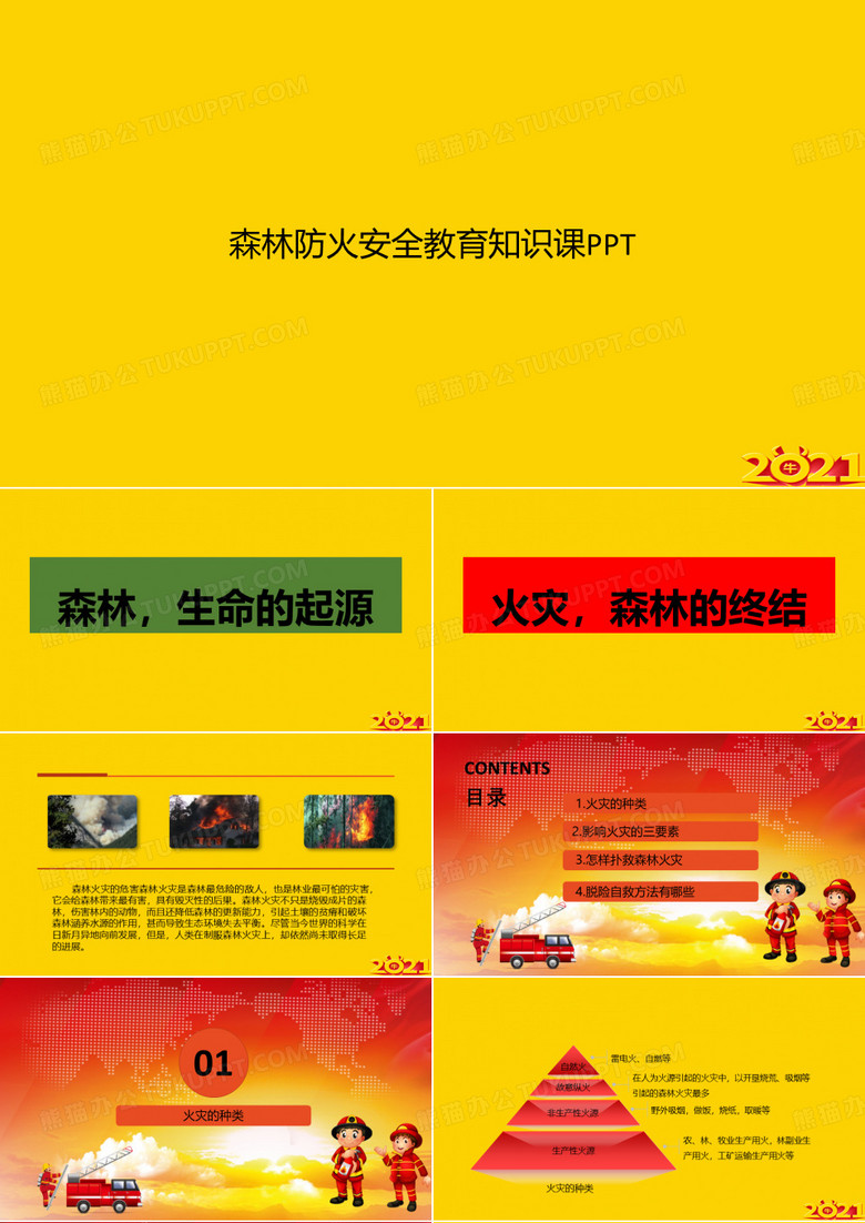 森林防火安全教育知识课ppt正式完整版