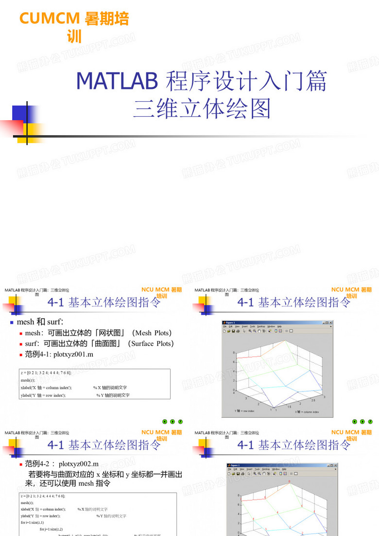 matlab  三维立体绘图