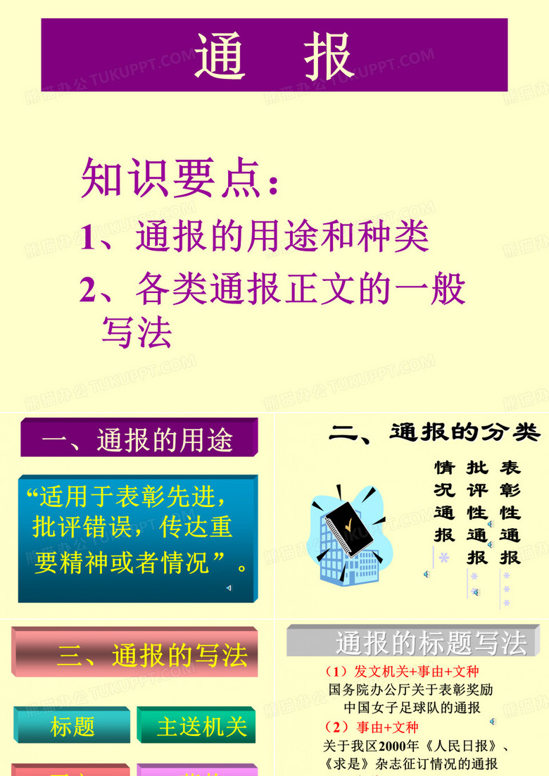 函与通报