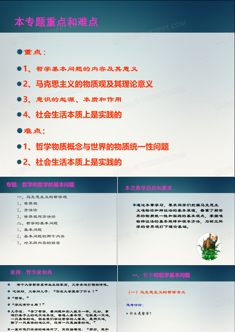 哲学和哲学的基本问题