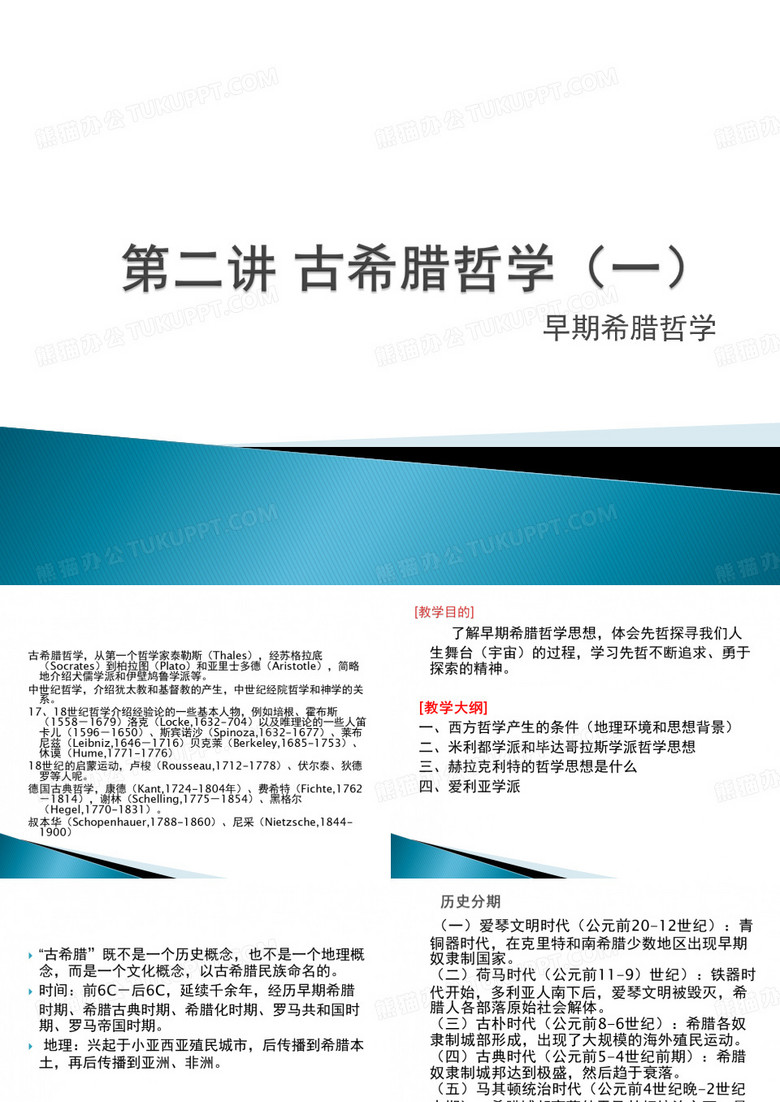 古希腊哲学ppt