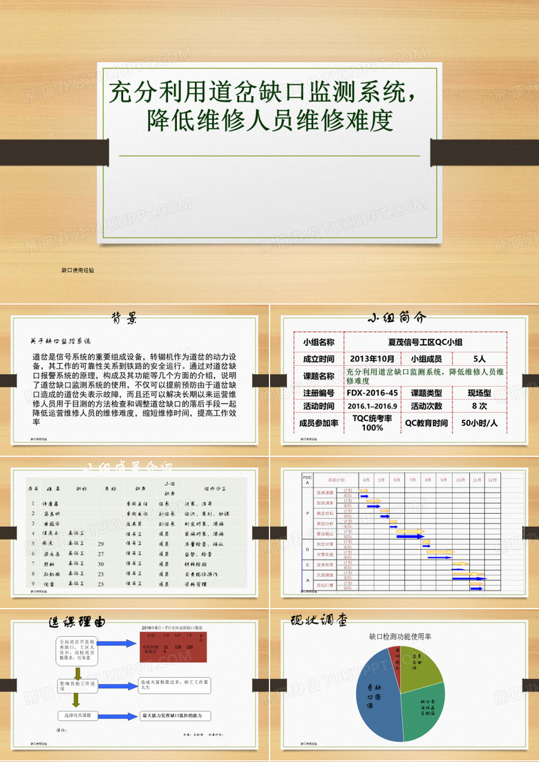 道岔缺口监测系统QC成果