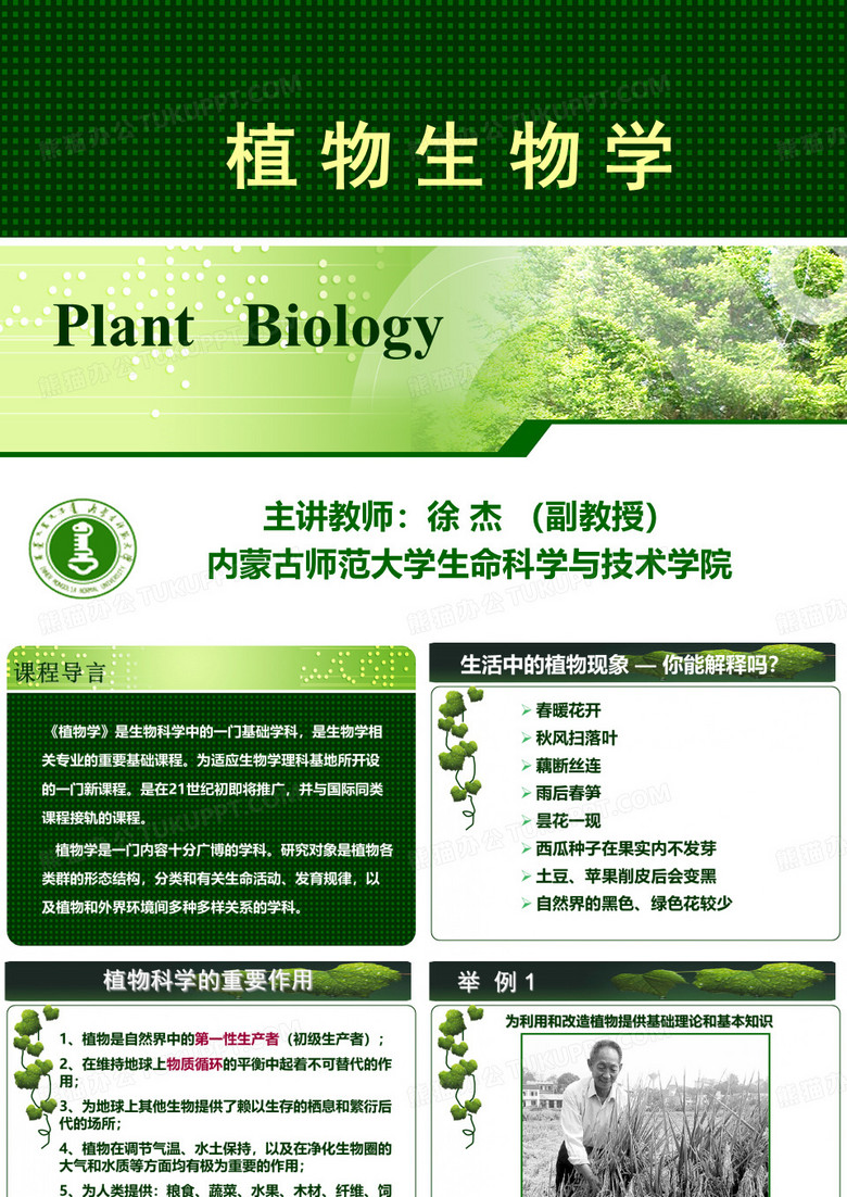 植物学 绪论