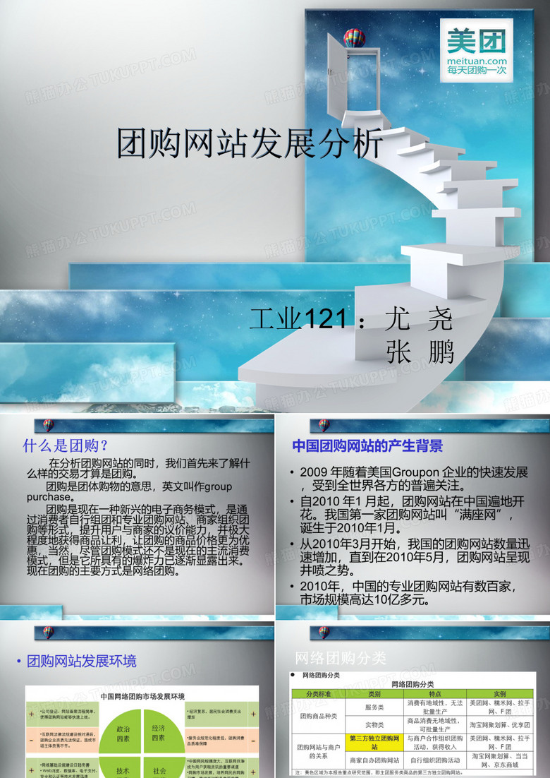 美团网PPT